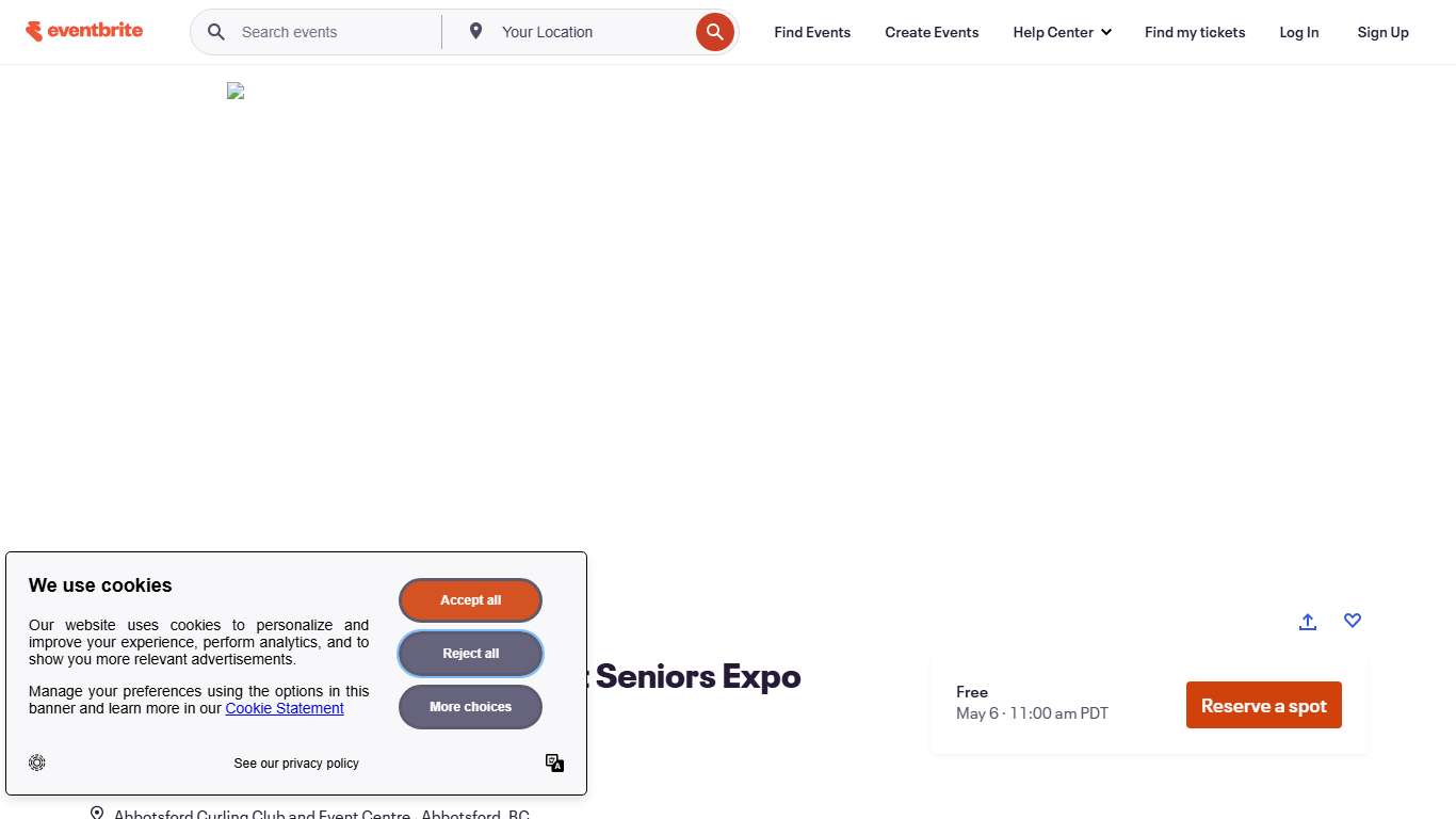 FREE Abbotsford Young at Heart Seniors Expo 2026 Tickets, Wed, May 6, 2026 at 11:00 AM Eventbrite